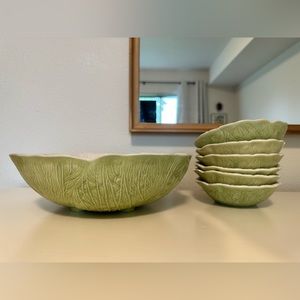 Vintage Holland mold cabbage bowls